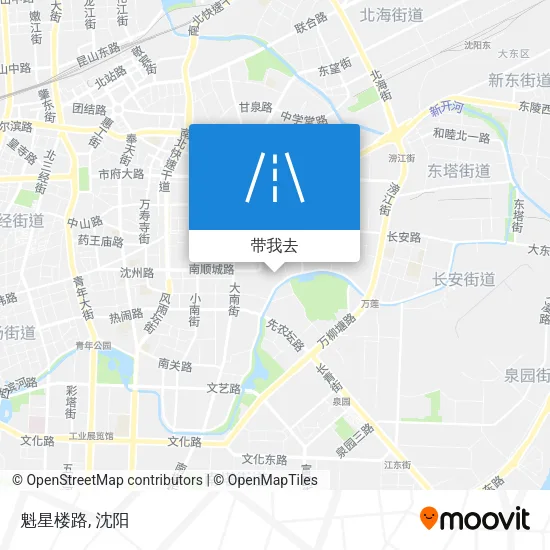 魁星楼路地图