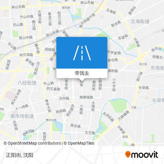 正阳街地图