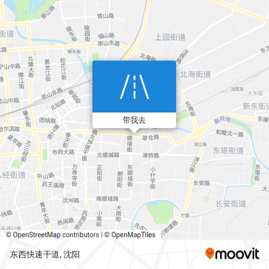 东西快速干道地图