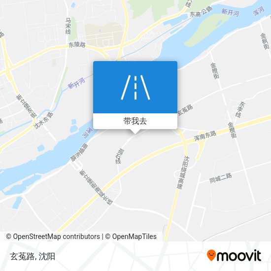 玄菟路地图