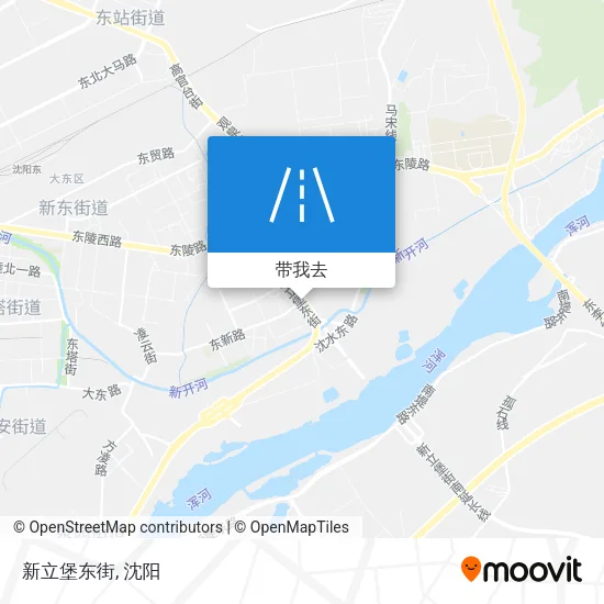 新立堡东街地图