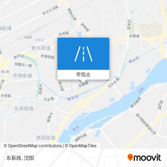 东新路地图