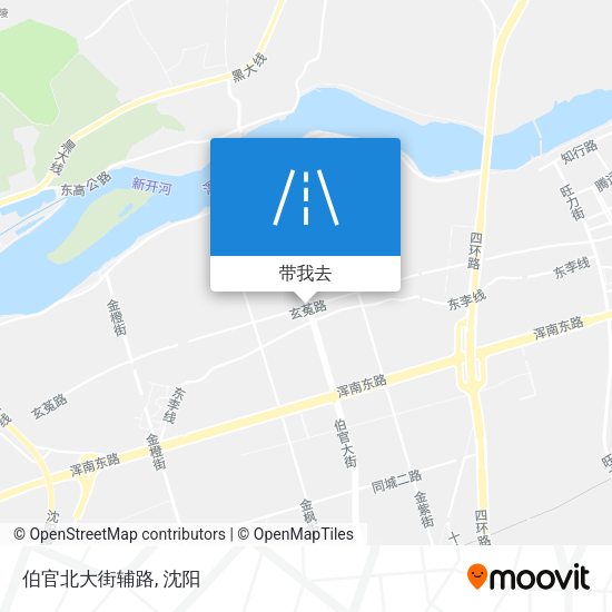 伯官北大街辅路地图