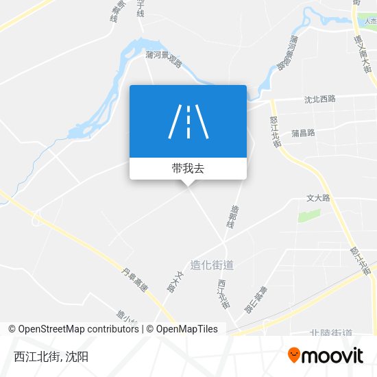 西江北街地图