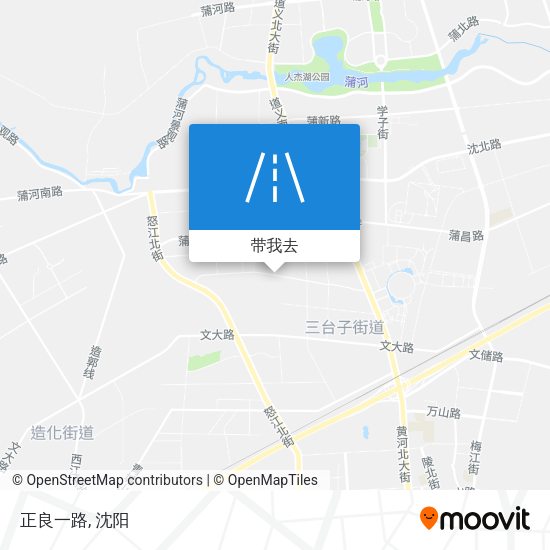 正良一路地图