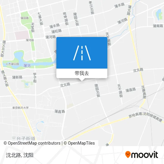 沈北路地图
