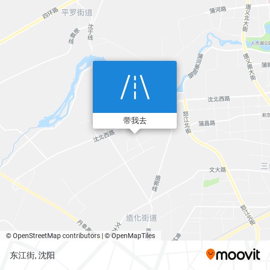 东江街地图