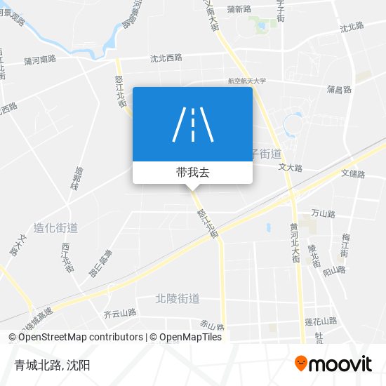青城北路地图