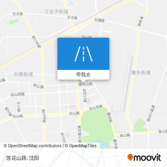 莲花山路地图