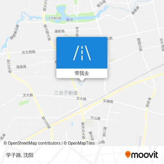 学子路地图