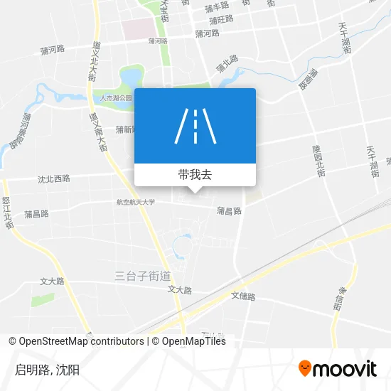 启明路地图