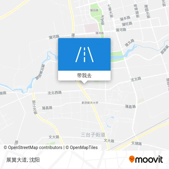 展翼大道地图
