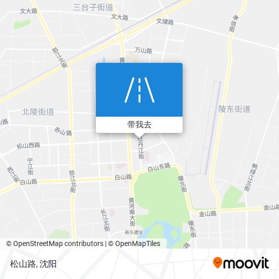 松山路地图