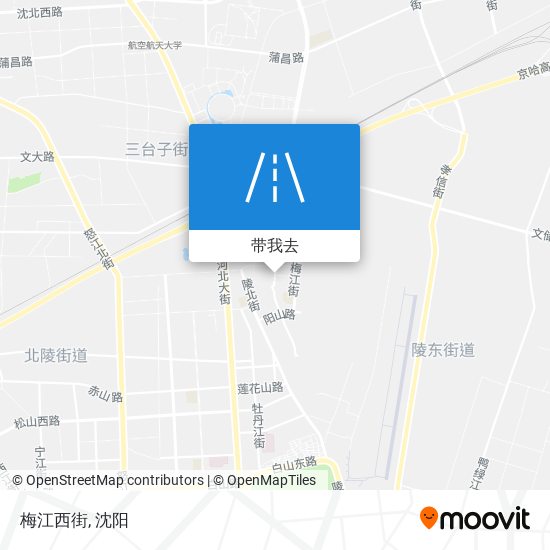 梅江西街地图
