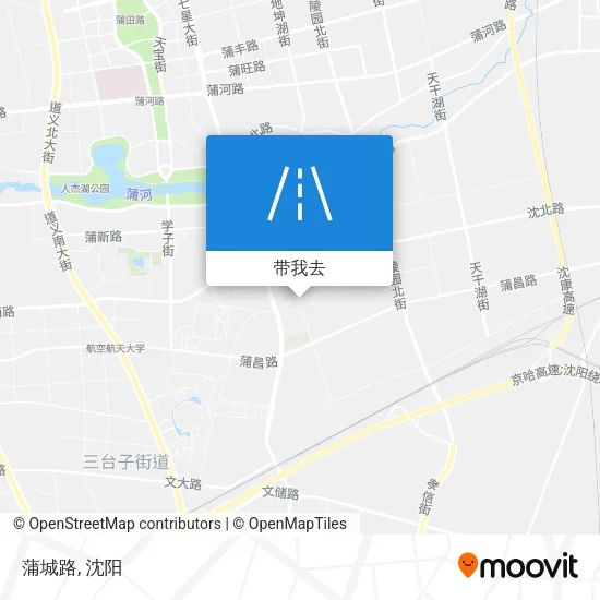 蒲城路地图