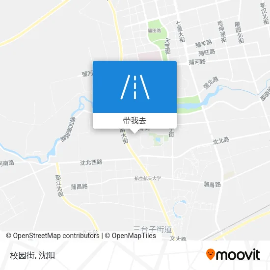 校园街地图