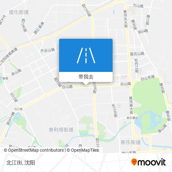 北江街地图