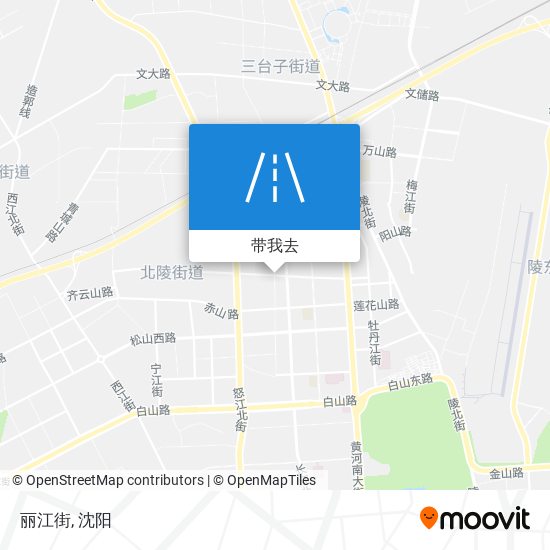 丽江街地图