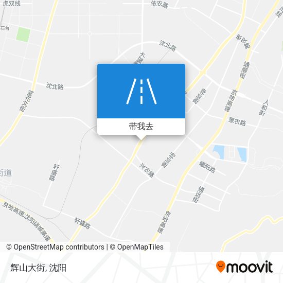 辉山大街地图