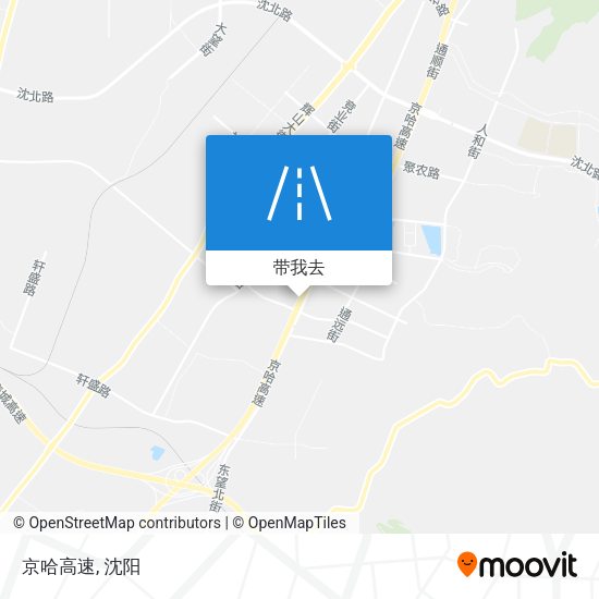京哈高速地图
