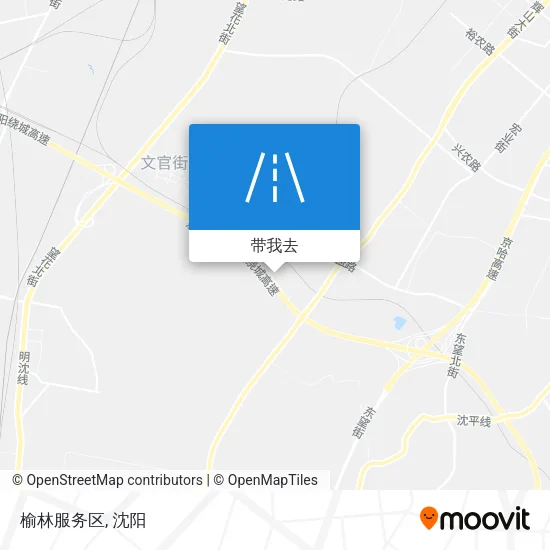 榆林服务区地图