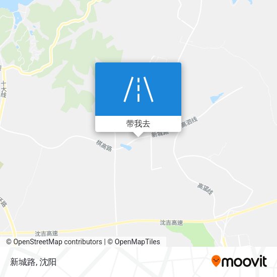 新城路地图