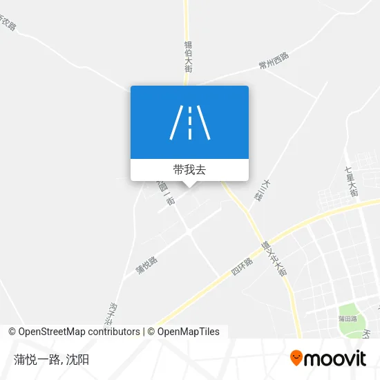 蒲悦一路地图