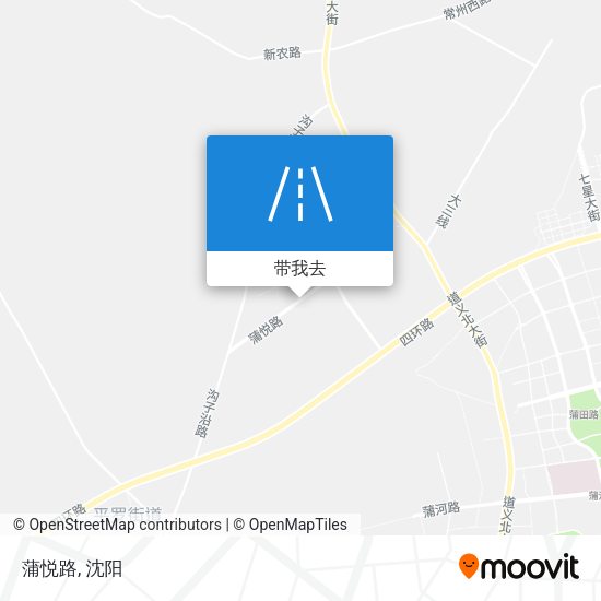 蒲悦路地图