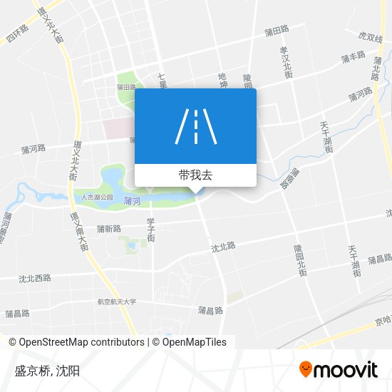 盛京桥地图