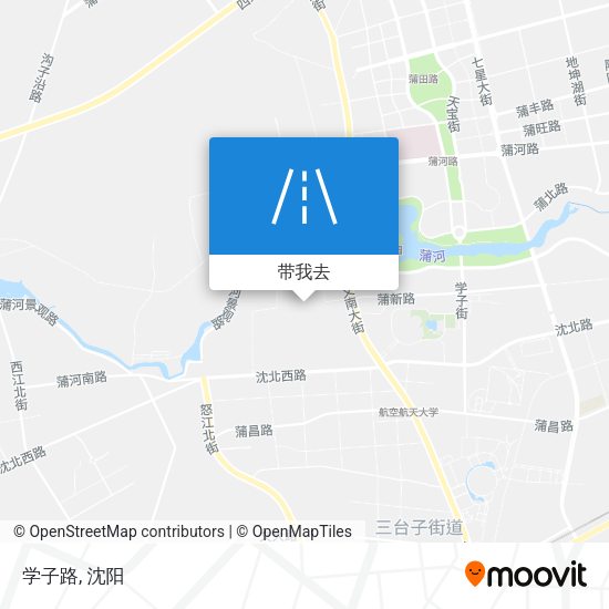 学子路地图