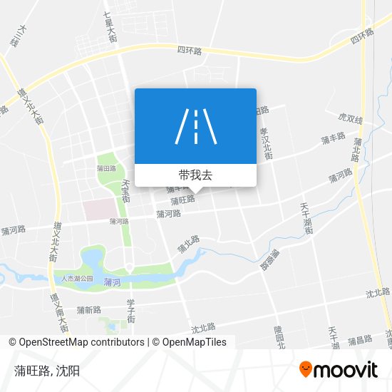 蒲旺路地图