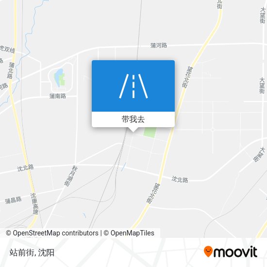 站前街地图