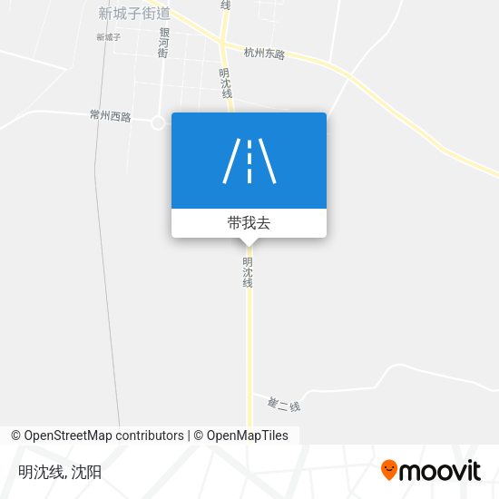 明沈线地图