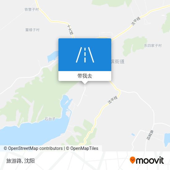 旅游路地图