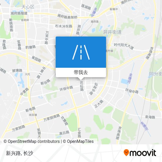 新兴路地图