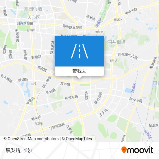 黑梨路地图