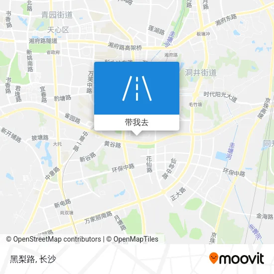 黑梨路地图