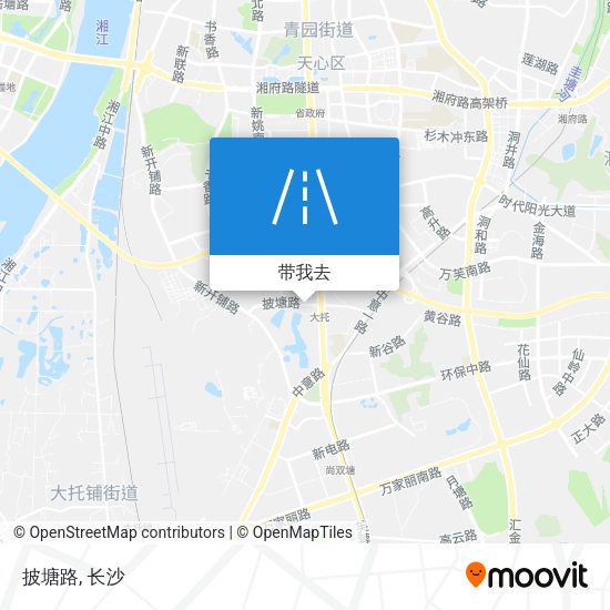 披塘路地图