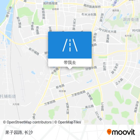 果子园路地图