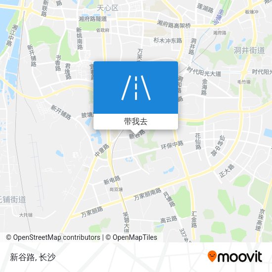 新谷路地图