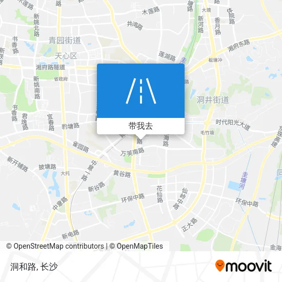 洞和路地图