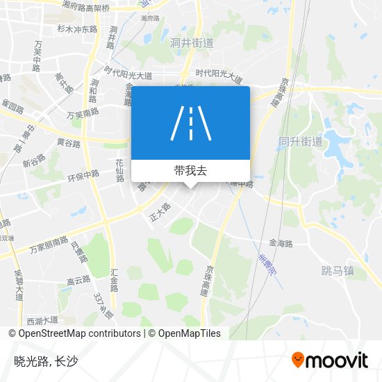 晓光路地图