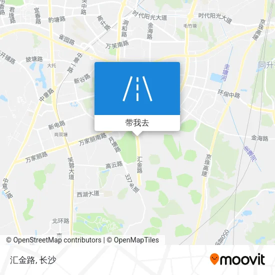 汇金路地图