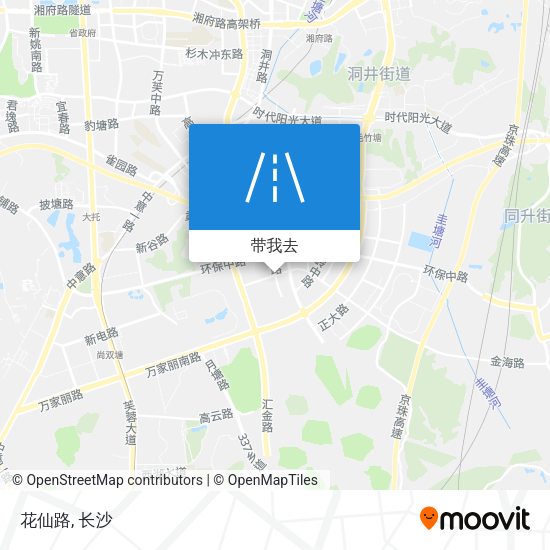 花仙路地图