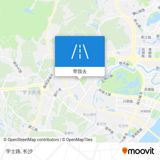 学士路地图