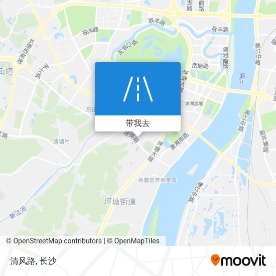 清风路地图