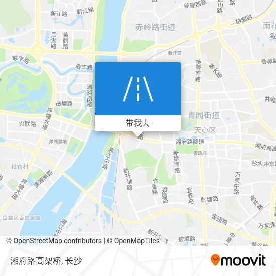湘府路高架桥地图