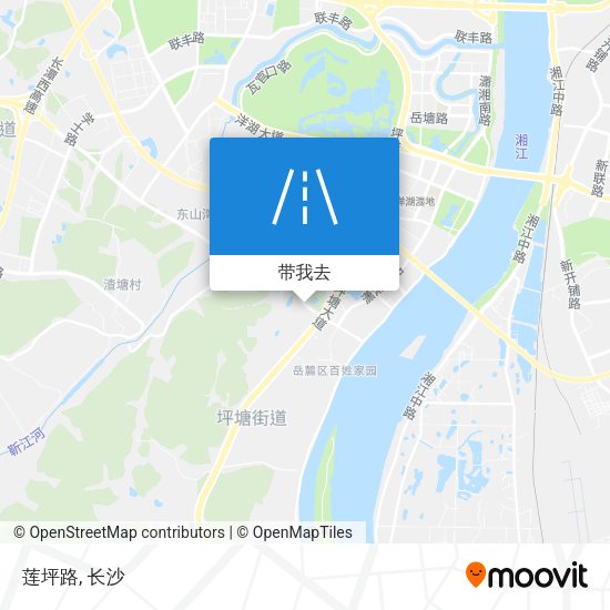 莲坪路地图