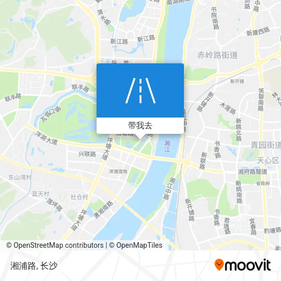 湘浦路地图