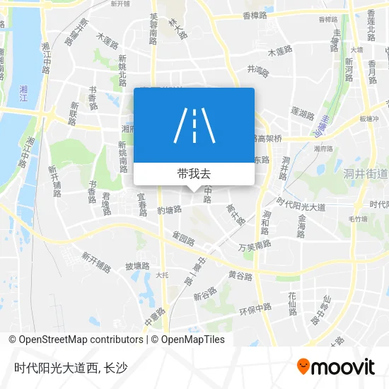 时代阳光大道西地图